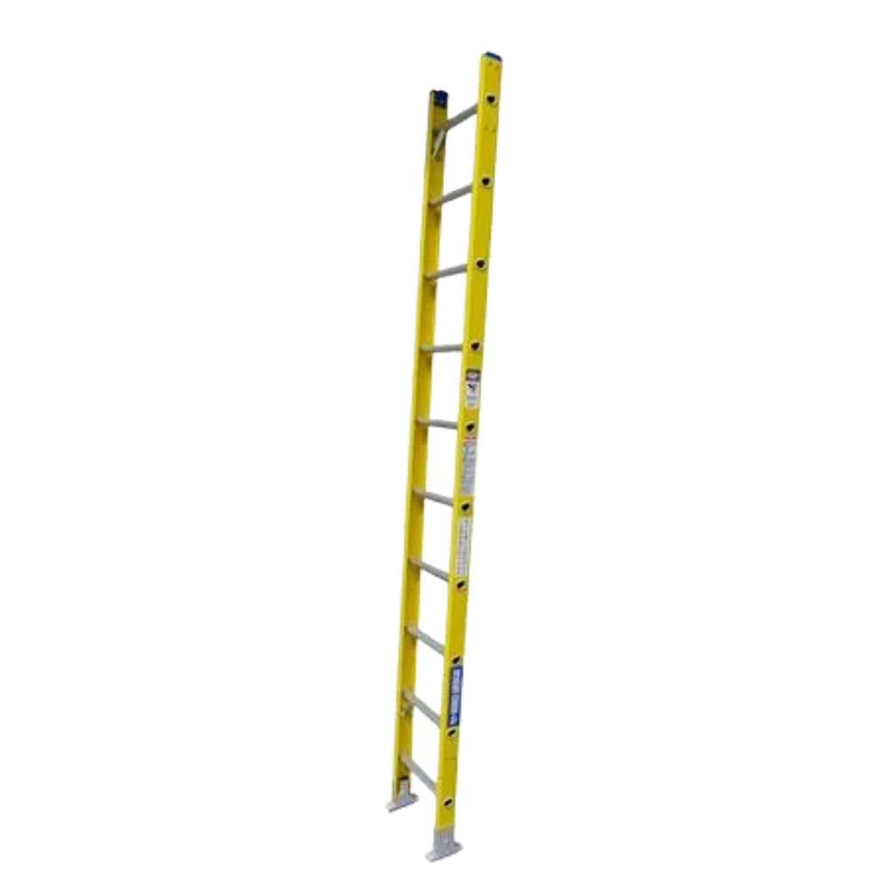 ESCALERA DE ARRIMO 10 PASOS FIBRA DE VIDRIO