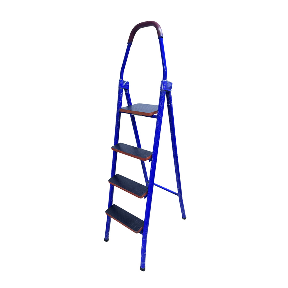 ESCALERA METÁLICA 4 PASOS (FIERRO AZUL) - 1 ESCALERA METÁLICA 4 PASOS (FIERRO AZUL) - Imagen 1