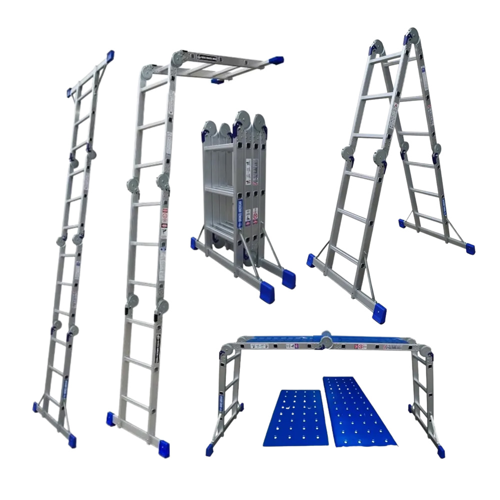ESCALERA MULTIUSOS 12 PASOS ALUMINIO