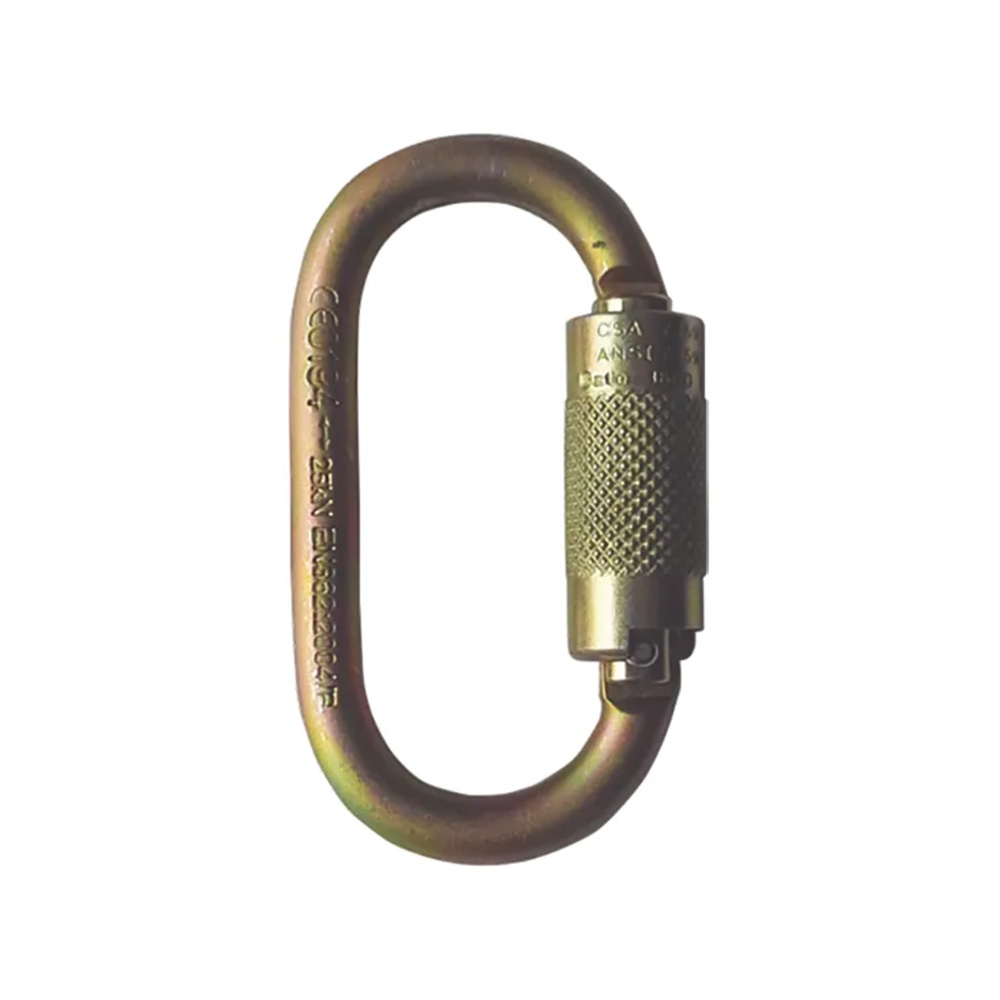 MOSQUETÓN DE ACERO APERTURA 14 MM DOBLE SEGURO 5000 LBS N-244G YOKE